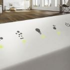 Soft touch control panel for all the functions of the bathtub
