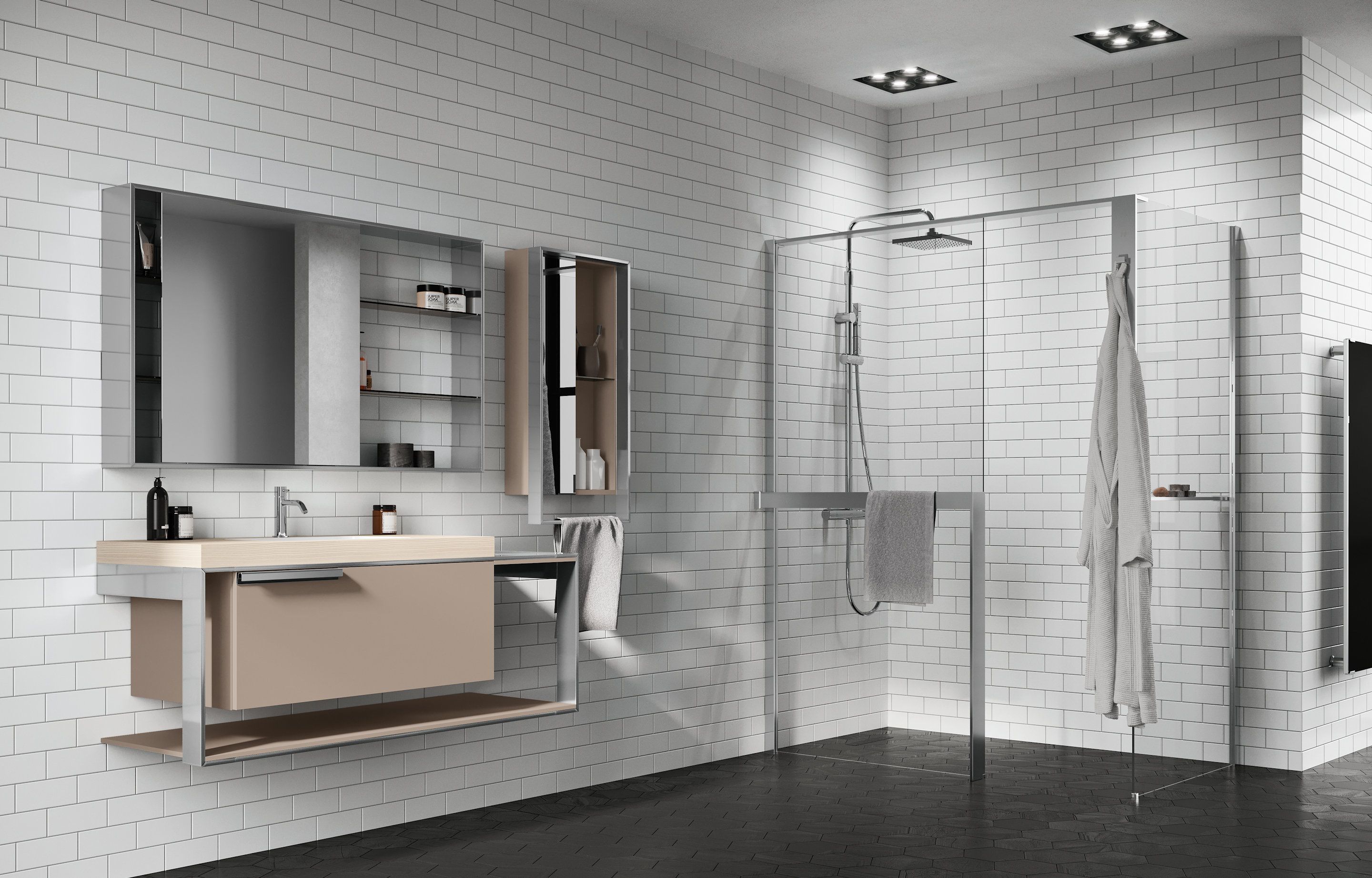 Walk-In Lösungen - Kuadra H+H Frame