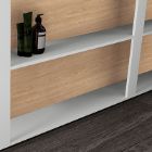 White frame + Rovere Miele